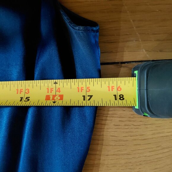 Elie Tahari Navy Blue Top Camisole Sleeveless Tank Romantic Feminine Lace - Picture 6 of 7